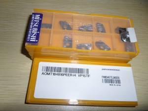 Mitsubishi carbide milling insert AOMT184816PEER-H VP15TF at reasonable price, high hardness