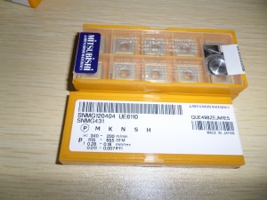 Mitsubishi carbide indexable insert SNMG150612-MM MC7015/MC7025 with competitive price, short delivery