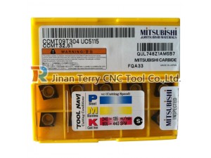 Mitsubishi carbide inserts tungsten tool CCMT09T304 UC5115