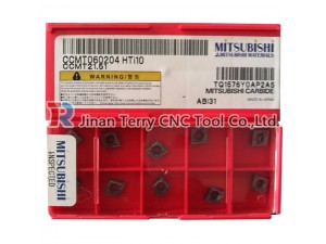 original Mitsubishi carbide inserts turning inserts milling inserts grooving inserts threading inserts for CNC Machine Tools CCMT060204 HTI10