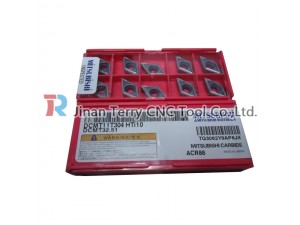 DCMT11T304 HTI10 cnc cutting carbide insert from Mitsubishi 