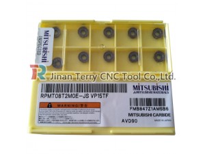Mitsubishi  cutting milling inserts cutting tools RPMT08T2MOE-JS VP15TF