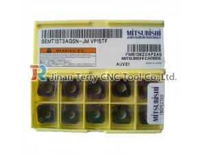 Longer working life Mitsubishi milling inserts cutting tools SEMT13T3AGSN-JM VP15TF