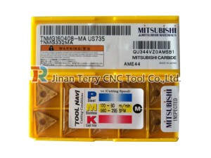 Mitsubishi cutting inserts for metal TNMG160408-MA US735