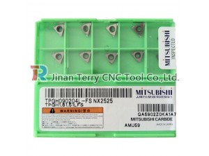 Mitsubishi cutting inserts carbide inserts TPGH090204L-FS NX2525