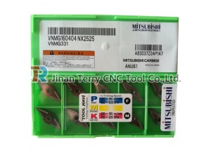 Mitsubishi cutting turning inserts with rich stock VNMG160404 NX2525