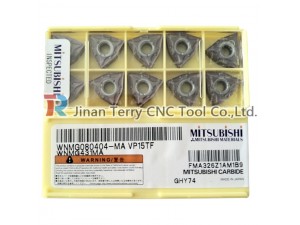 Mitsubishi tungsten carbide inserts WNMG080404-MA VP15TF