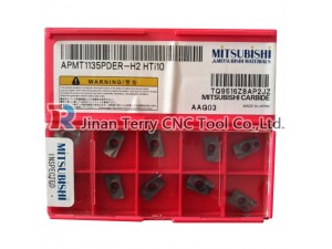 Mitsubishi milling inserts coating APMT1135PDER-H2 HTI10