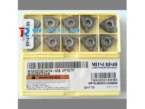 Mitsubishi high precision CNC aluminium inserts WNMG080408-MW UE6020