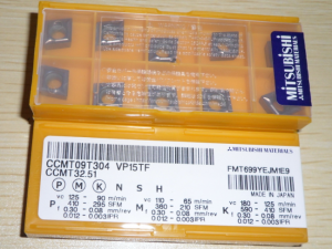 Mitsubishi high cutting performance cemented inserts CCMT080304 US735