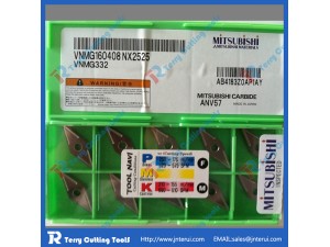 Mitsubishi high performance CNC tungsten inserts VNMG160408-MP MC6025
