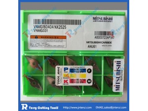 Mitsubishi high precision CNC lathe turning inserts VNMG160404 VP15TF