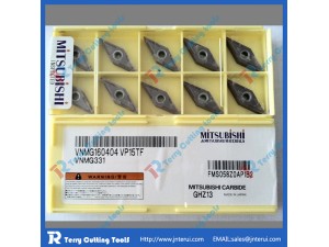 Mitsubishi high hardness CNC indexable inserts VNMG160408-MS UE6110